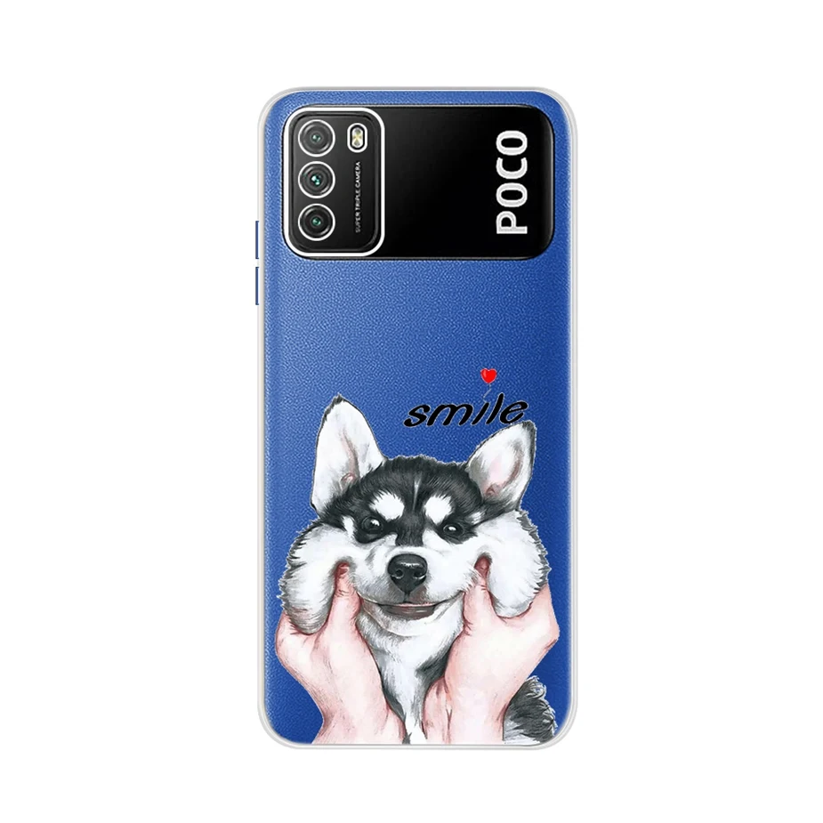 Funda Poco M3 en uso