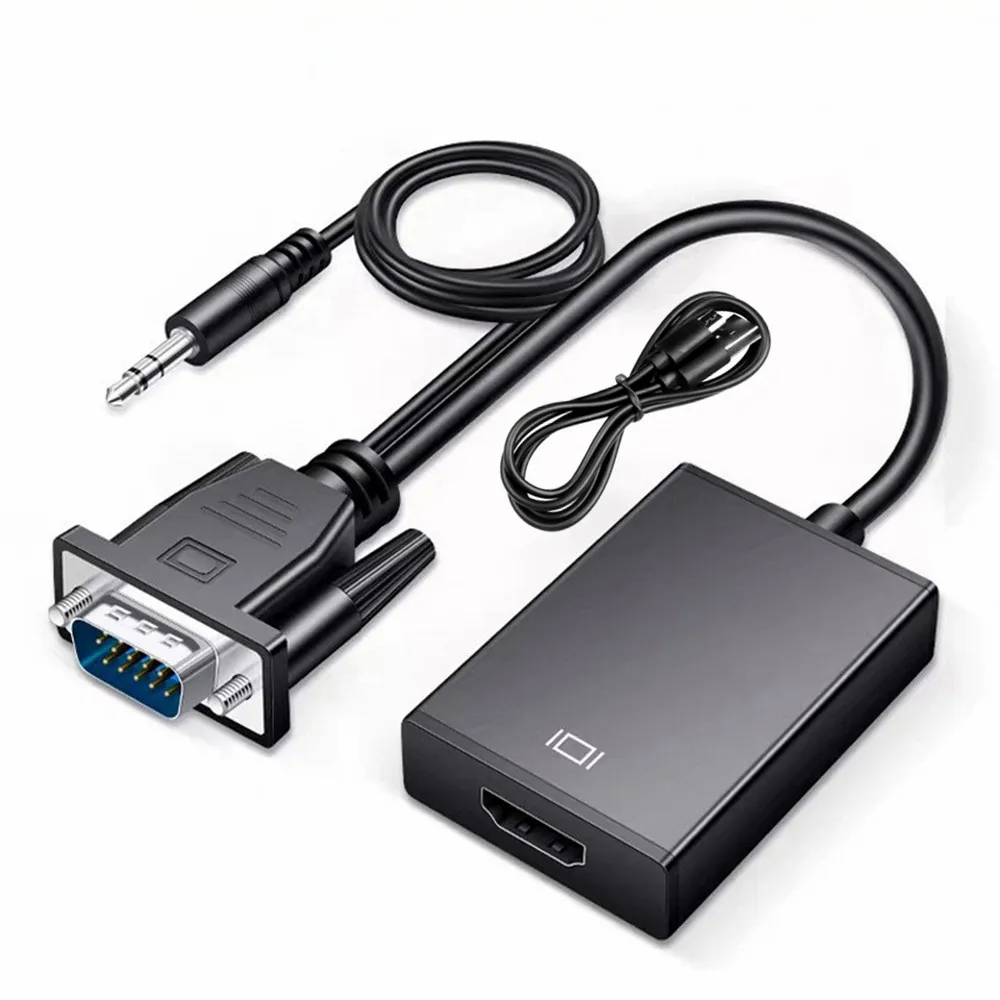Adaptador VGA a HDMI konsenda vista frontal