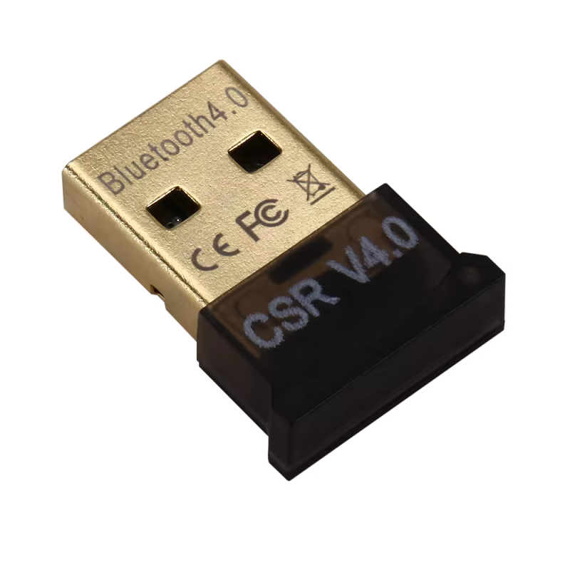 Contenido del paquete del adaptador Bluetooth