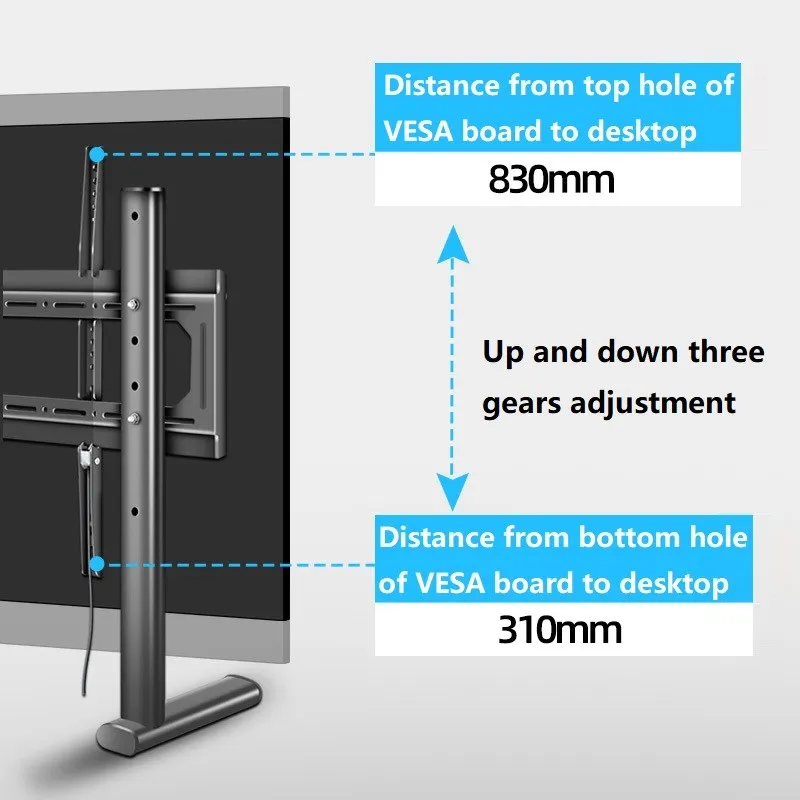 HILLPORT Soporte Pared TV Articulado Altura Ajustable - imagen 5