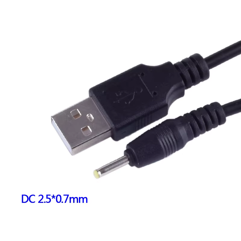 Cable y conector 2,5x0,7