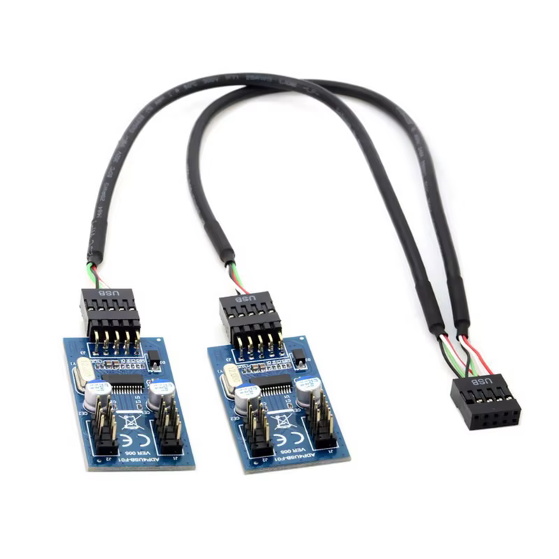 Conexiones hembra 2x9 pines