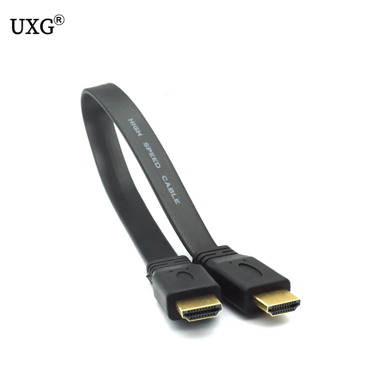 Detalle conector HDMI macho bañado en oro