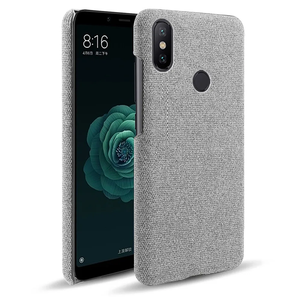 Funda Xiaomi Mi 6X Antigolpes Tela Retro Suave - imagen 2