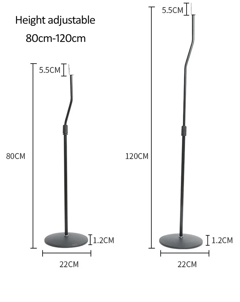 Soporte Suelo Altavoz Ajustable Sonido Envolvente DL-SF01 - imagen 3