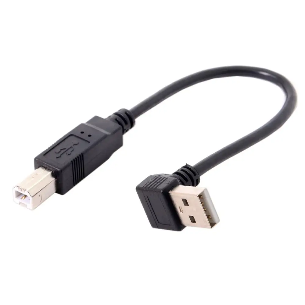 Cable USB 2.0 Tipo B Macho Ángulo Recto para Impresora y Disco Duro - imagen 2