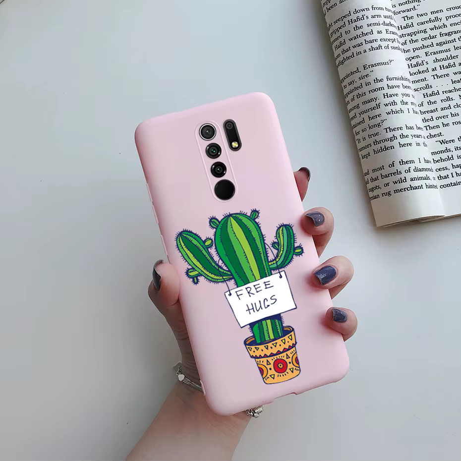 Funda de silicona suave para Xiaomi Redmi 9