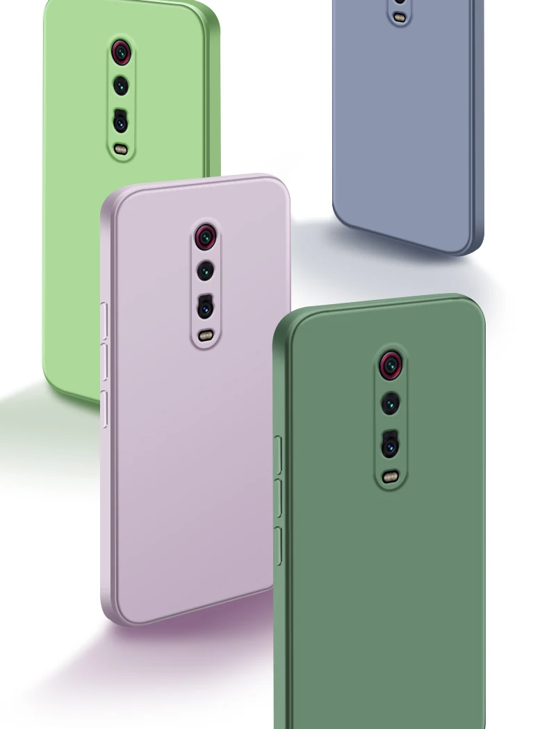 Funda de silicona rosa suave para Xiaomi