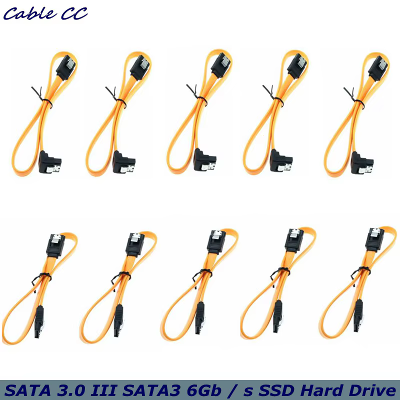 Cable SATA III de 45 mm con conector recto
