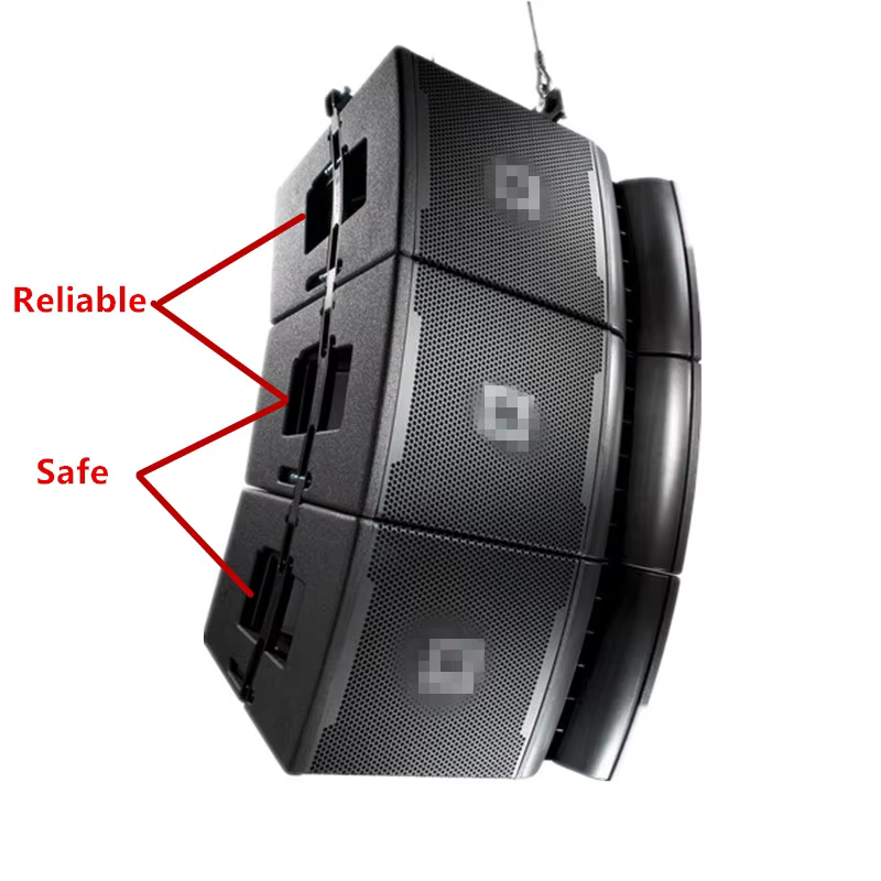 Piezas incluidas para montaje line array