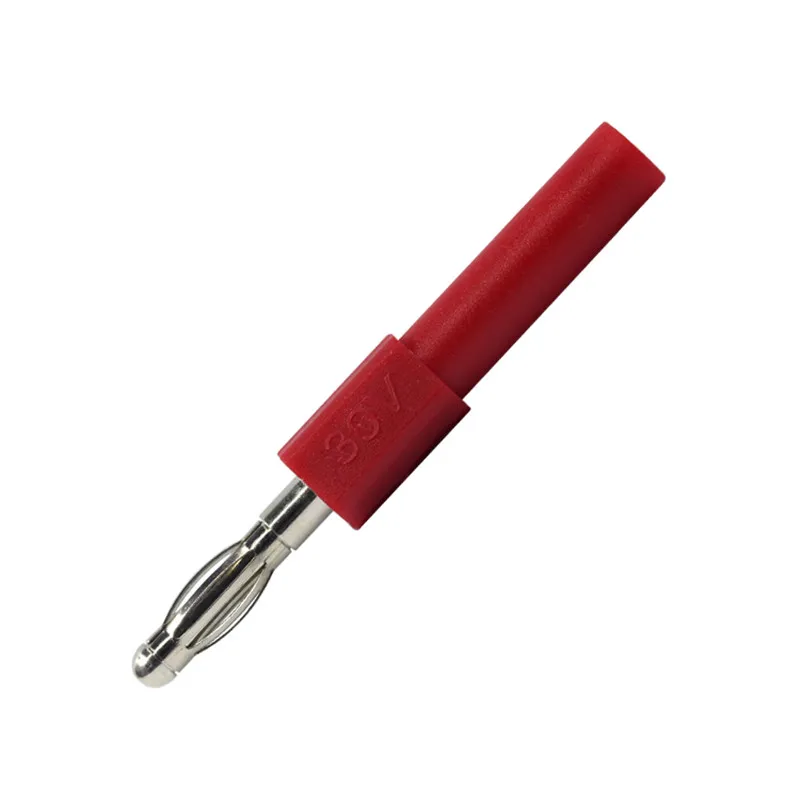 Adaptador conectado a cable de prueba