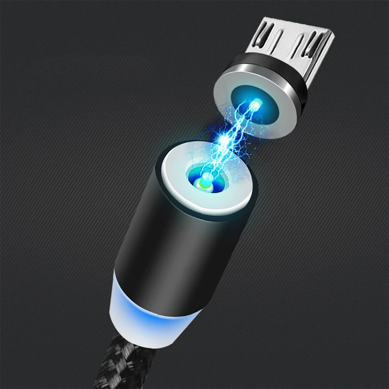 Conector magnético en acción