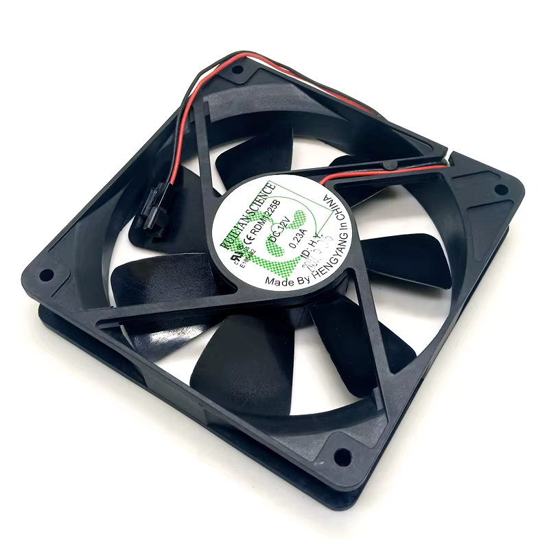 Ventilador en posición de montaje