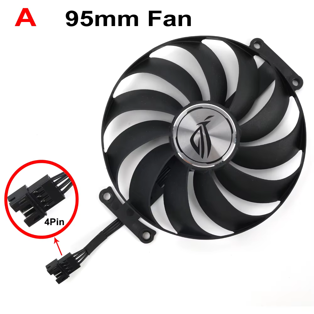 Ventilador 95mm CF1010U12S para ASUS ROG Strix RTX 3060 Ti a 3090 Ti