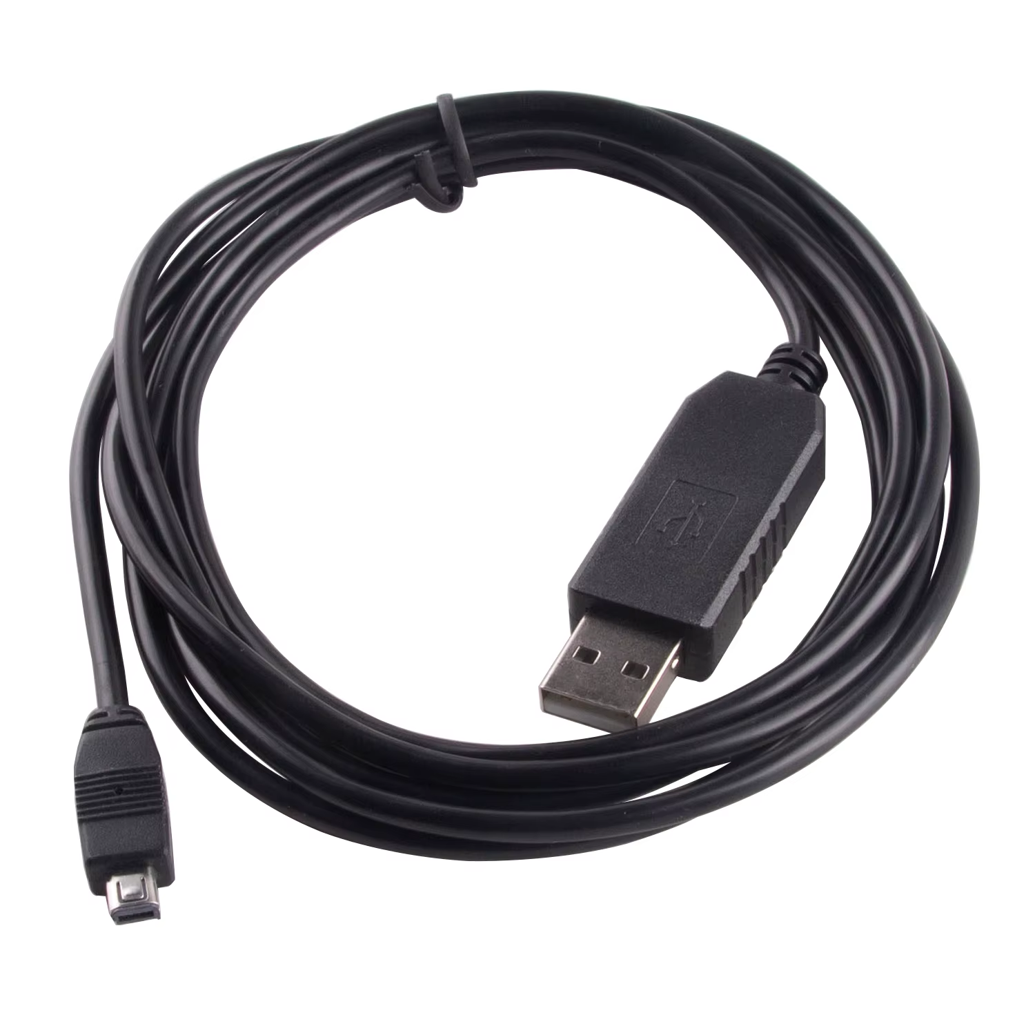 Detalle del conector mini USB 4P del cable