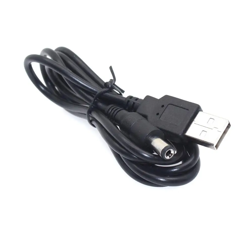 Cable Alimentación USB 2.0 a DC 5,5 x 2,1 mm para Lámpara y Tableta