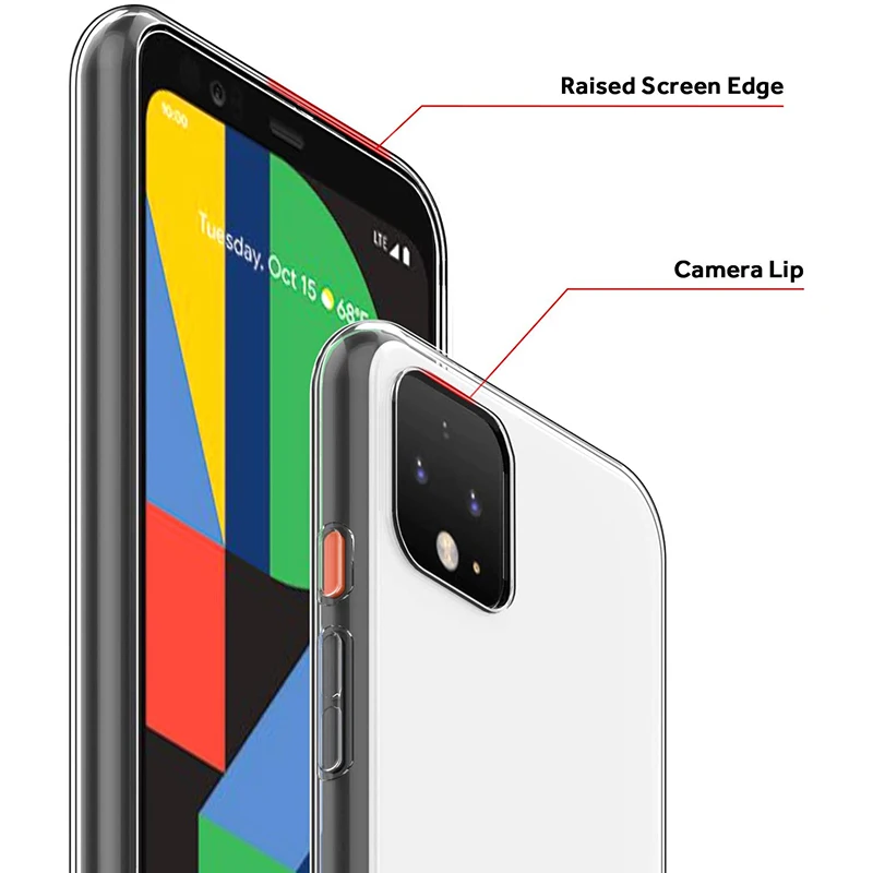 Funda instalada en Google Pixel mostrando el ajuste