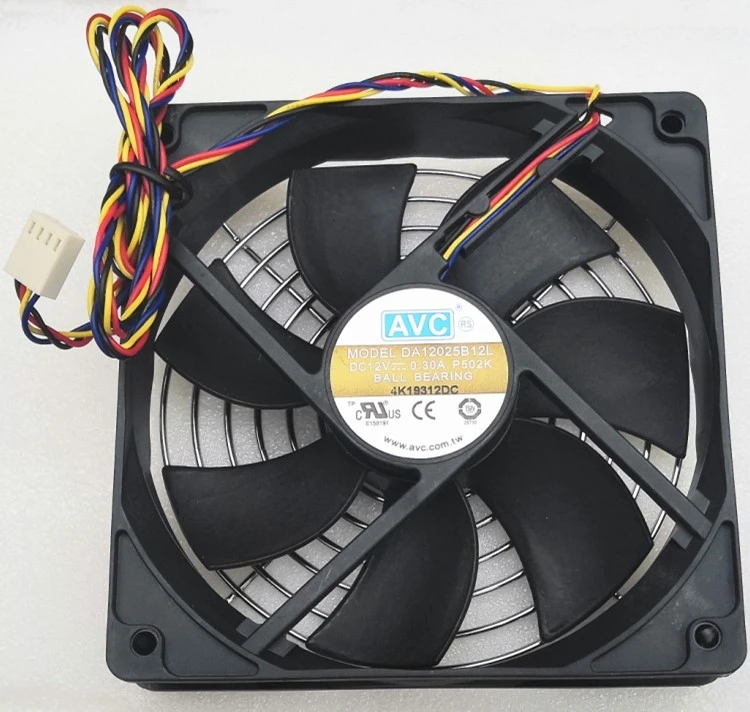 Vista frontal del ventilador SXDOOL 120mm PWM