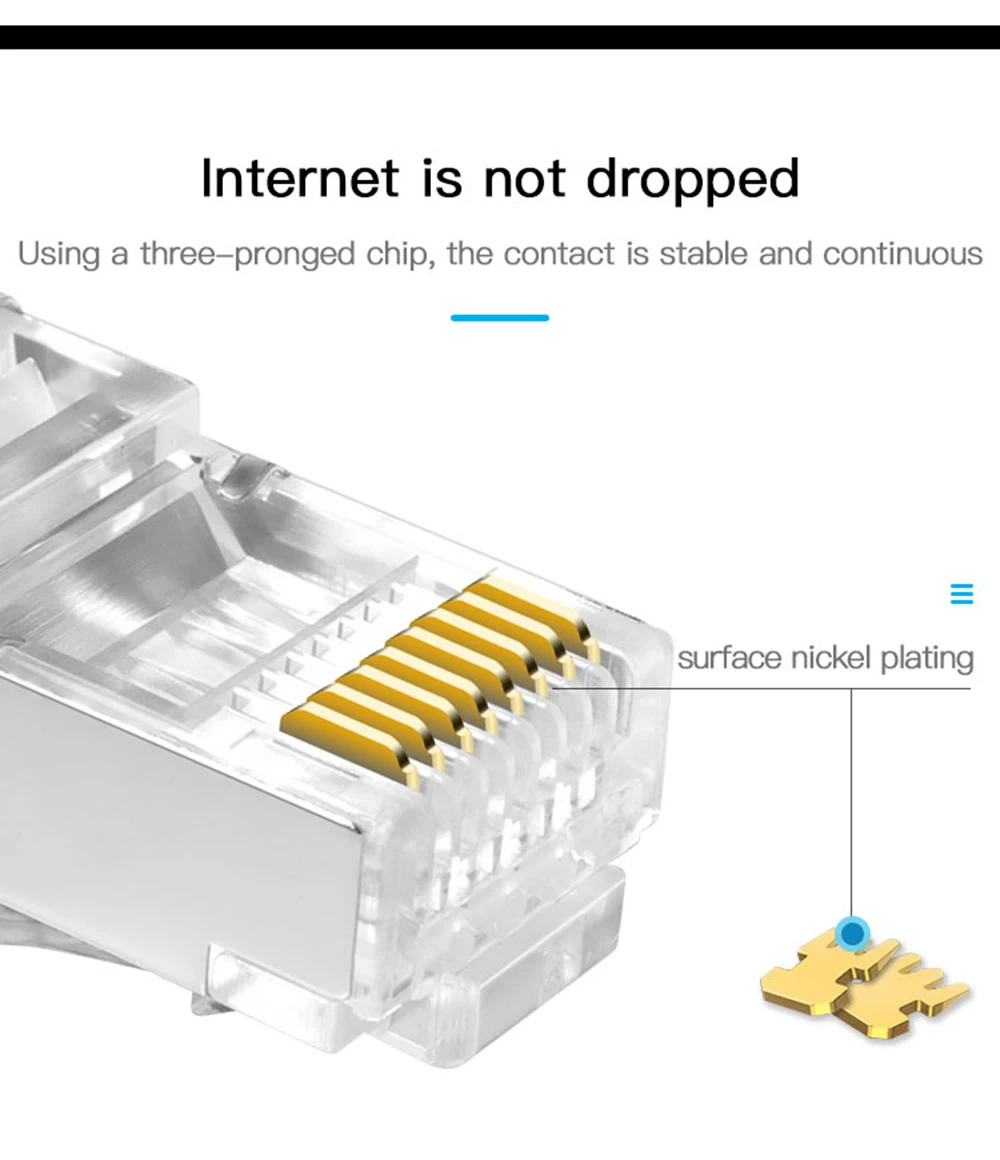 Conector FTP para cable Cat6A
