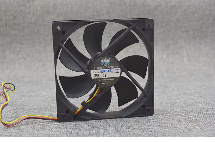 Detalle del rodamiento sellado del ventilador
