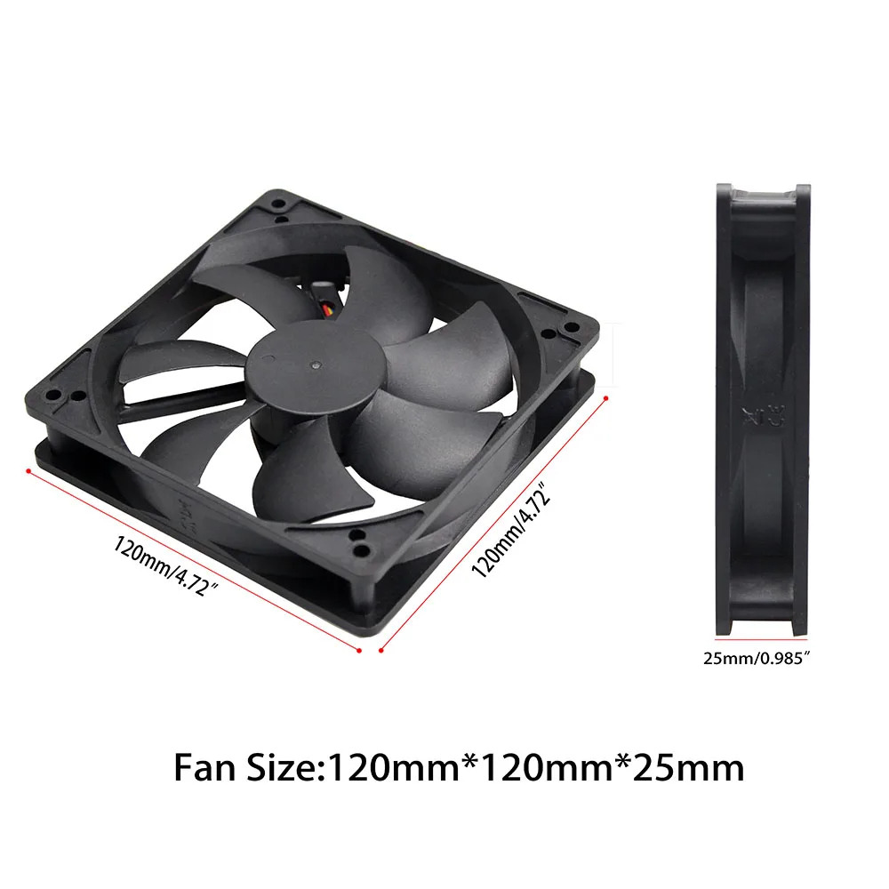 Ventilador Refrigeración 120mm 12V PWM – YOUNUON FG - imagen 3