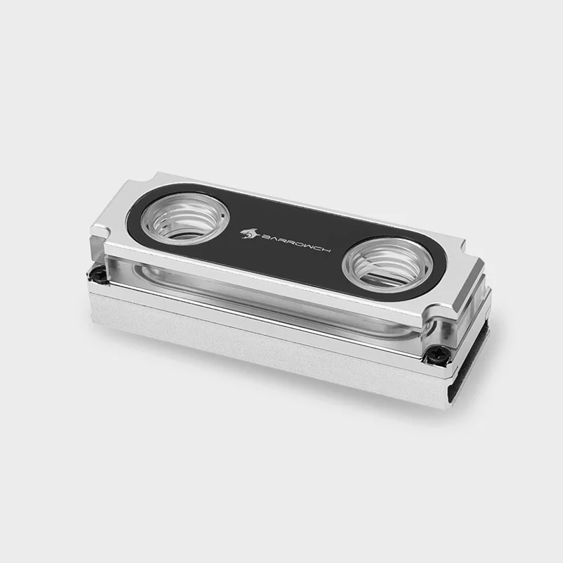 BARROWCH Disipador SSD M.2 2280/22110 Acrílico Cobre Plateado Negro - imagen 3