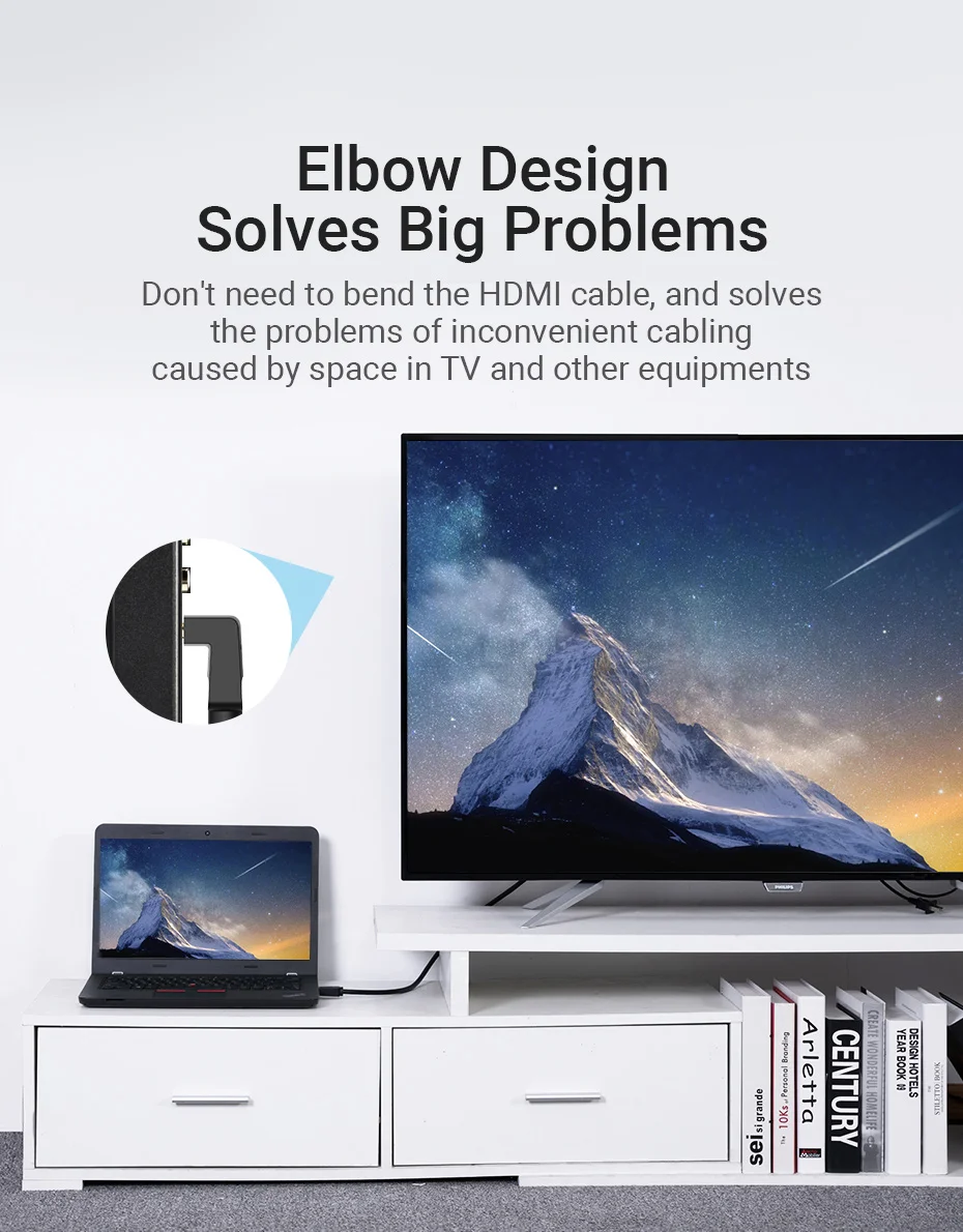 Conector en puerto HDMI