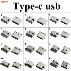 Conector USB-C 3.1 Hembra SMD DIP Alta Corriente