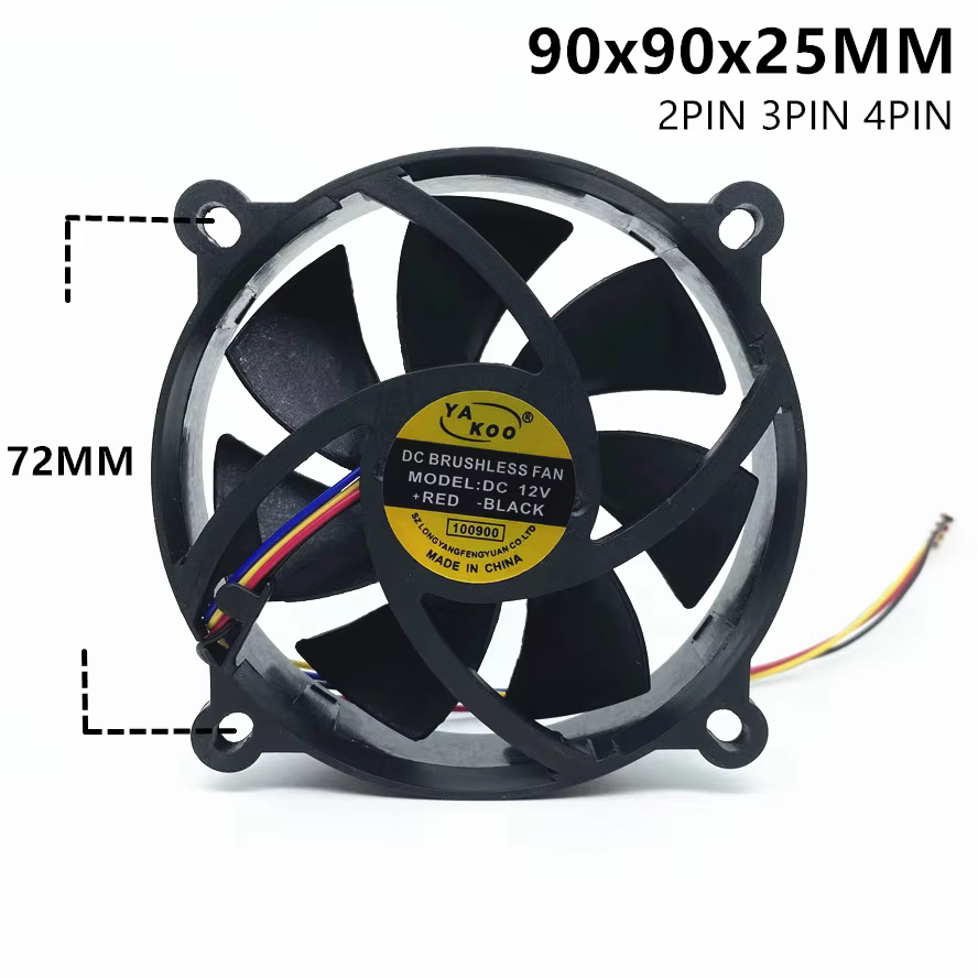 Detalle de los cables de alimentación 3PIN/4PIN