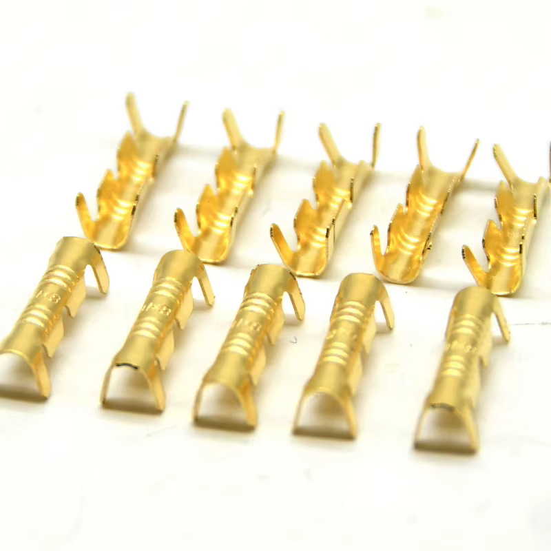 Conectores terminales de fascia con dientes pequeños para cables 0.3-1.5mm2
