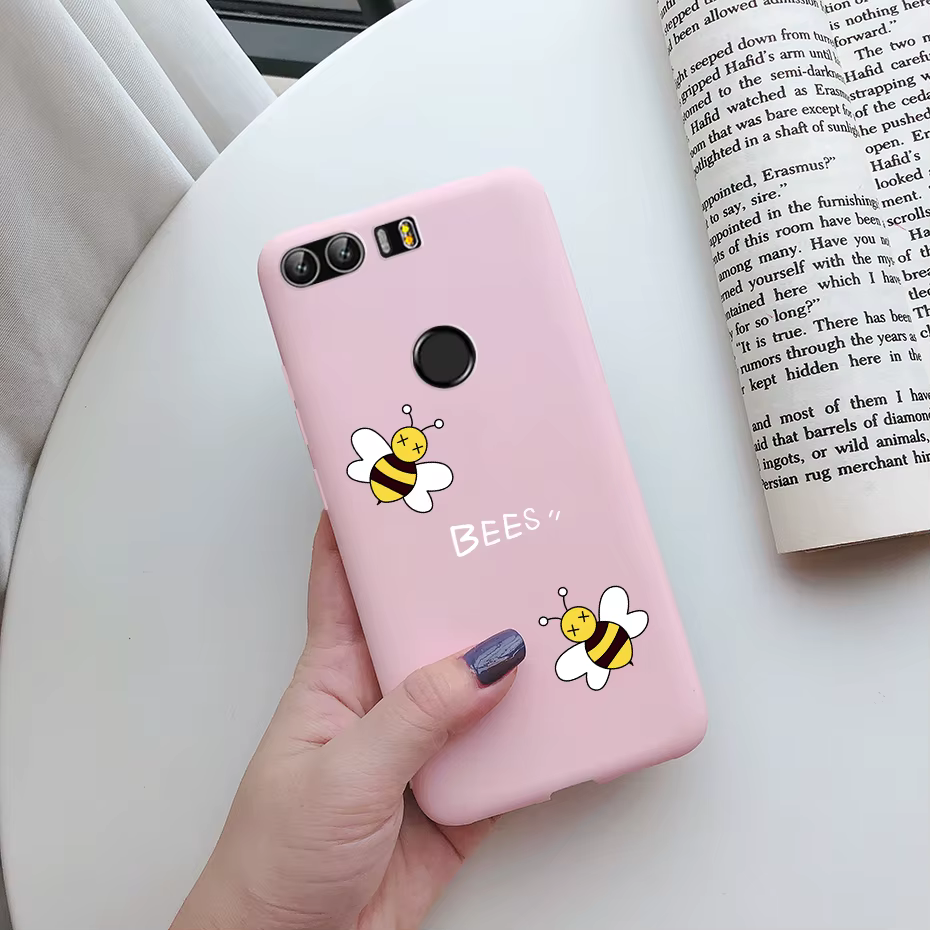 Funda de silicona TPU negra para Huawei Honor 8
