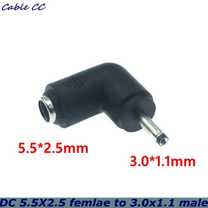 Detalle del conector macho 3,0x1,1mm
