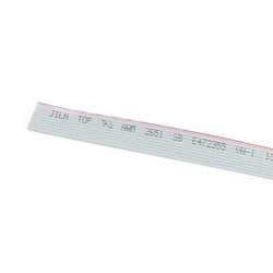 Cable 2,54 mm IDC 1 m gris - 6-40 pines, 28 AWG para conectores