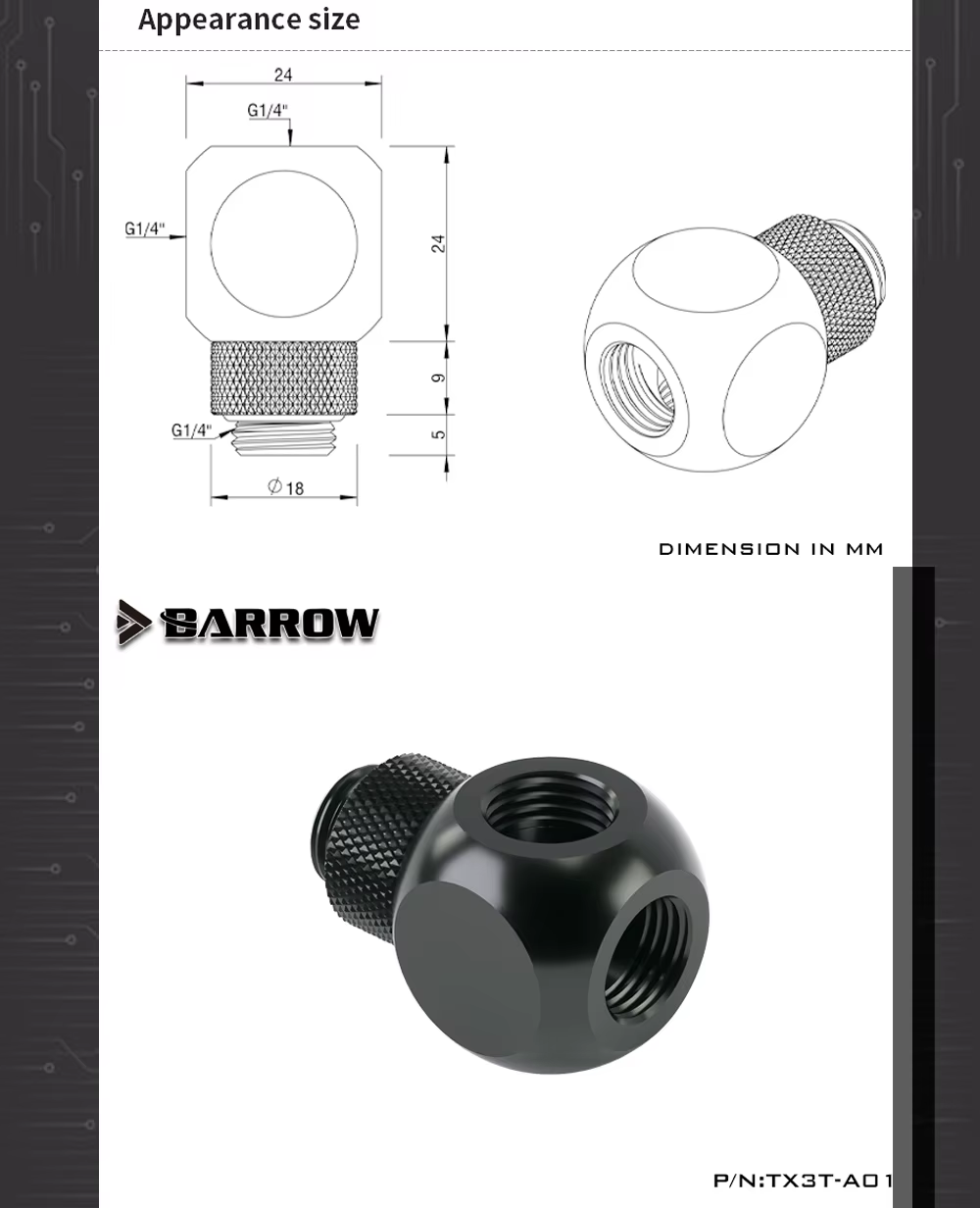 Acabado en latón del cubo
