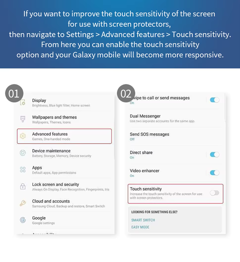Protector hidrogel aplicado en Galaxy S24 Ultra