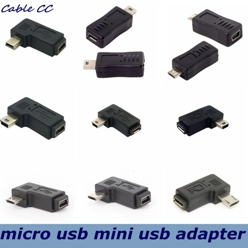 Adaptador Micro USB 90 grados en detalle