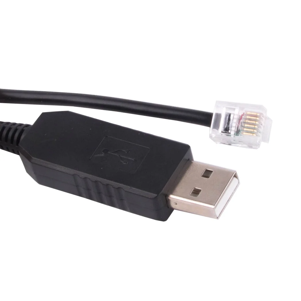 Vista lateral del cable Meade LX200