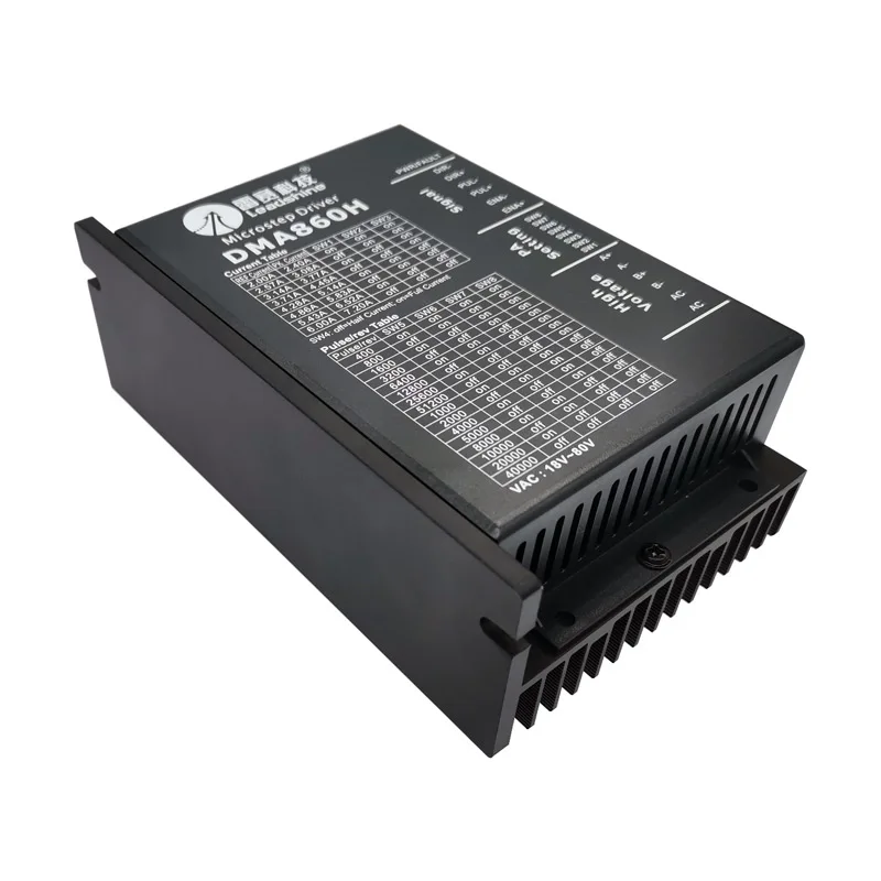 Controlador Leadshine DMA860H vista frontal con indicadores LED