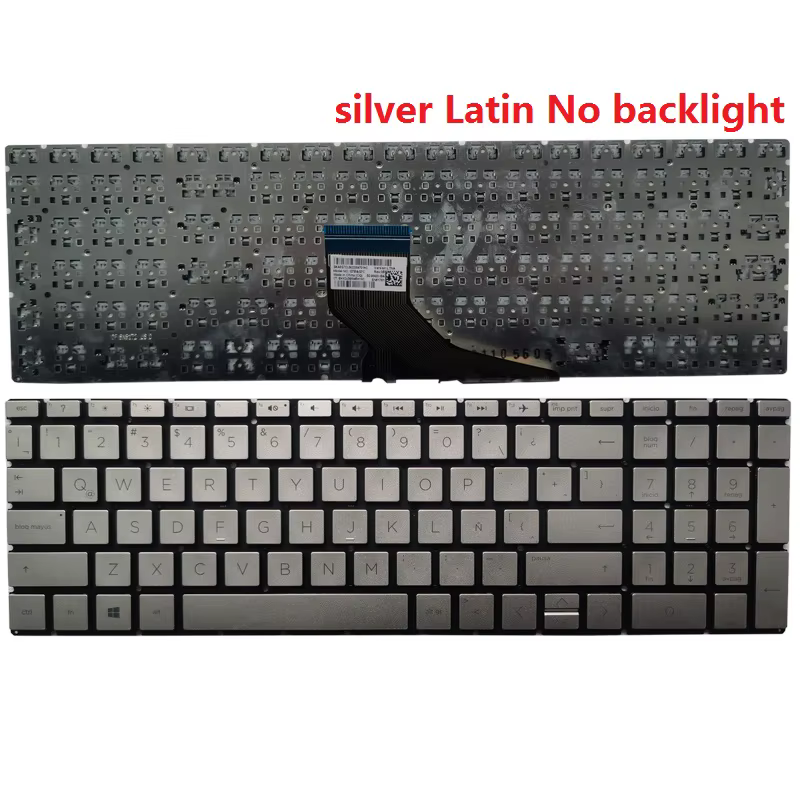 Teclado HP Pavilion negro vista frontal