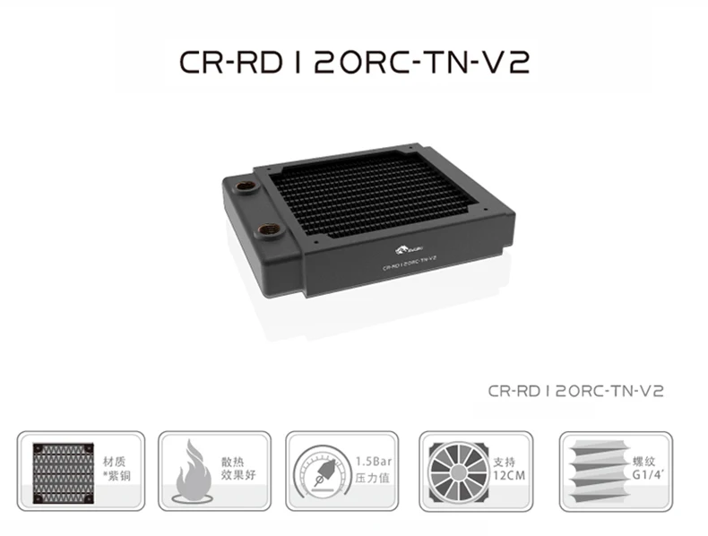 Especificaciones del radiador