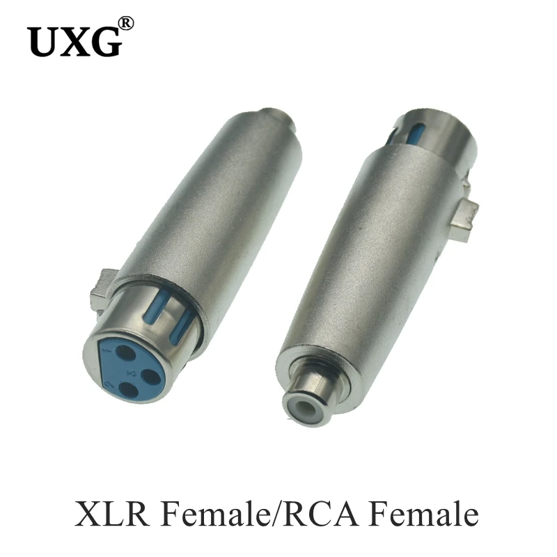 Segundo adaptador del set UXG: XLR macho a RCA hembra