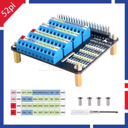 Placa de expansión GPIO Raspberry Pi con terminales atornillables