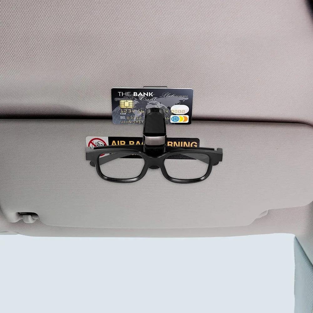 Soporteclip para visera con gafas de sol