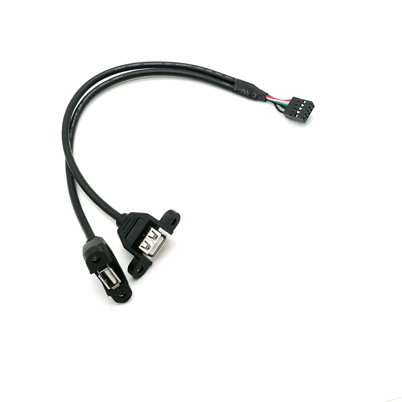 Cable USB 2.0 Panel Frontal 9 Pines – Montaje Interno 254mm - imagen 3