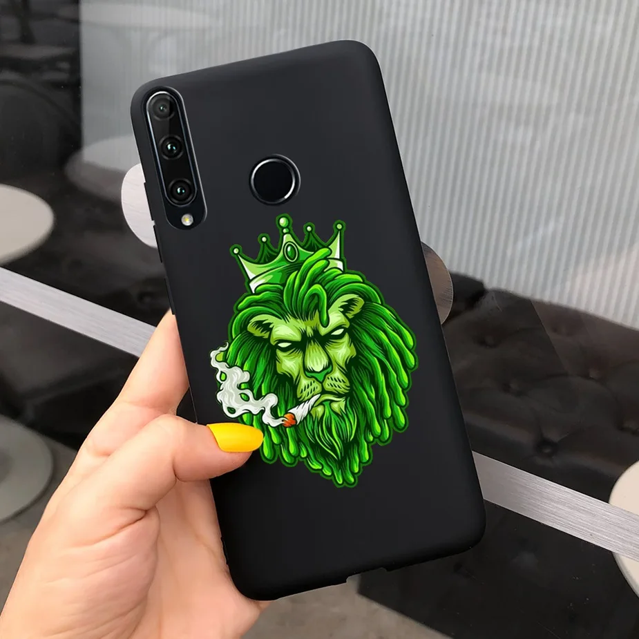 Vista frontal de la funda dragón para Huawei Honor 10i