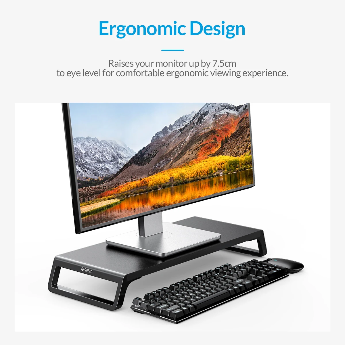 Espacio de almacenamiento debajo del soporte