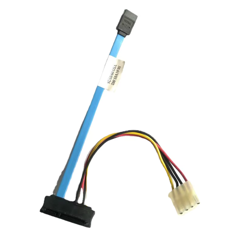 Cable integrado SATA a 22 pines en ángulo recto para ITX
