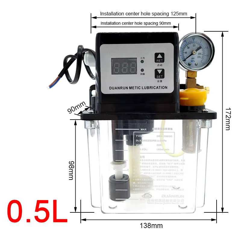 Bomba de lubricante CNC 0.5L