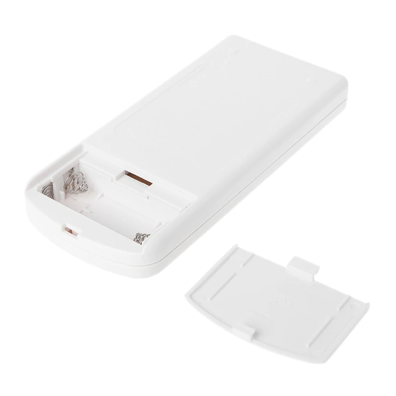 Vista trasera del mando con compartimento de baterías