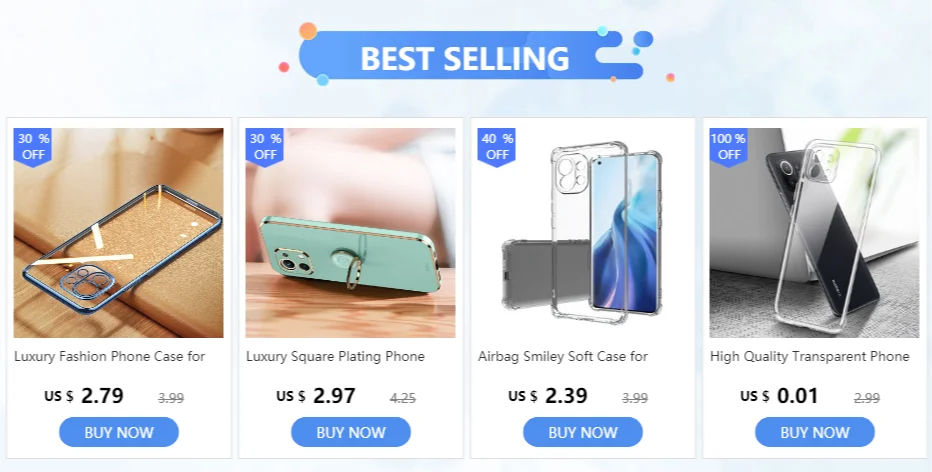 Funda trasera transparente TPU